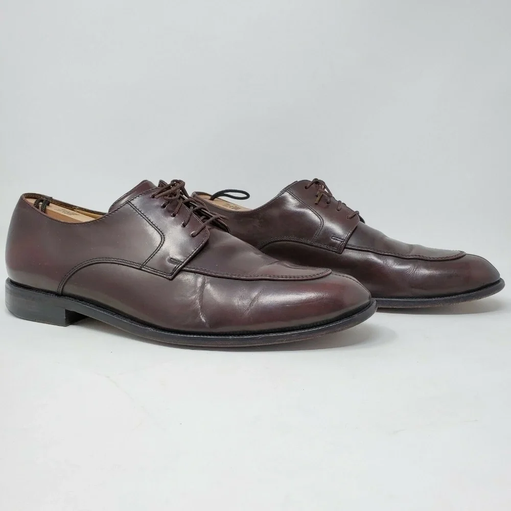 Cole Haan Nike Air Lot Brown Leather Oxford shoes